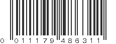 UPC 011179486311