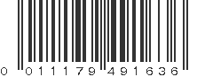 UPC 011179491636