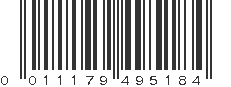 UPC 011179495184