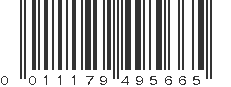 UPC 011179495665