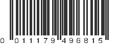 UPC 011179496815