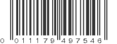 UPC 011179497546