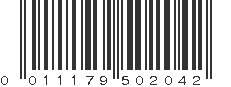 UPC 011179502042