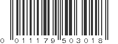 UPC 011179503018