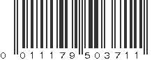 UPC 011179503711