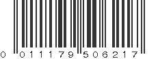 UPC 011179506217