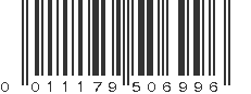 UPC 011179506996