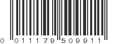 UPC 011179509911