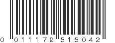 UPC 011179515042