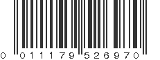 UPC 011179526970