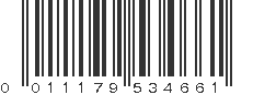 UPC 011179534661