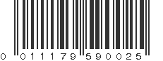 UPC 011179590025