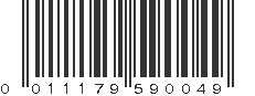 UPC 011179590049