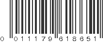 UPC 011179618651