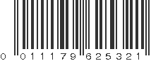 UPC 011179625321