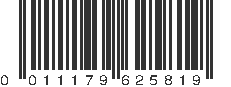 UPC 011179625819