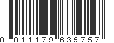 UPC 011179635757