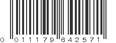 UPC 011179642571