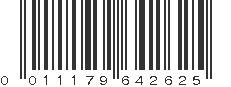 UPC 011179642625