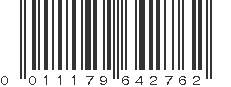 UPC 011179642762