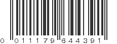 UPC 011179644391