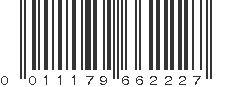 UPC 011179662227