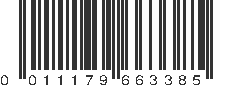 UPC 011179663385