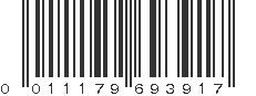 UPC 011179693917