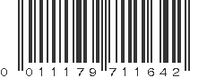 UPC 011179711642