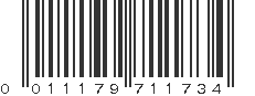 UPC 011179711734