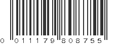 UPC 011179808755