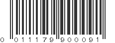 UPC 011179900091