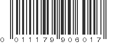 UPC 011179906017