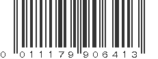 UPC 011179906413