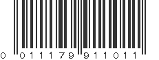 UPC 011179911011