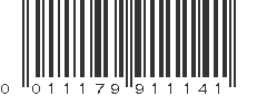 UPC 011179911141