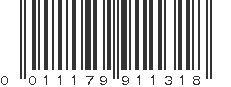 UPC 011179911318