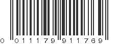 UPC 011179911769