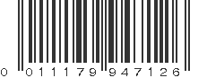 UPC 011179947126