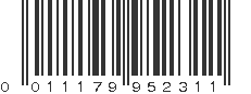 UPC 011179952311