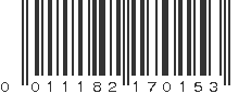 UPC 011182170153