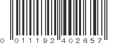 UPC 011192402657