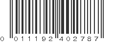 UPC 011192402787