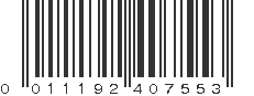 UPC 011192407553