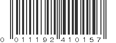 UPC 011192410157