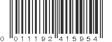 UPC 011192415954