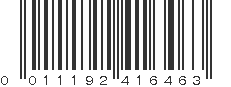 UPC 011192416463