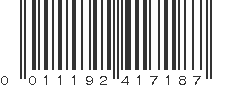 UPC 011192417187