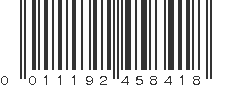 UPC 011192458418