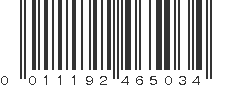 UPC 011192465034